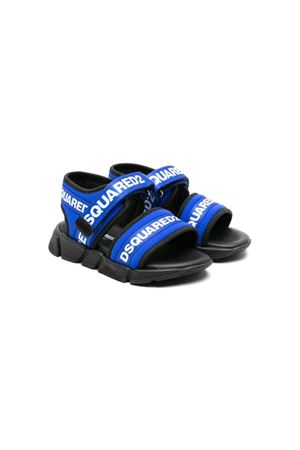 Sandali In Pelle Nero DSQUARED KIDS | 7765902